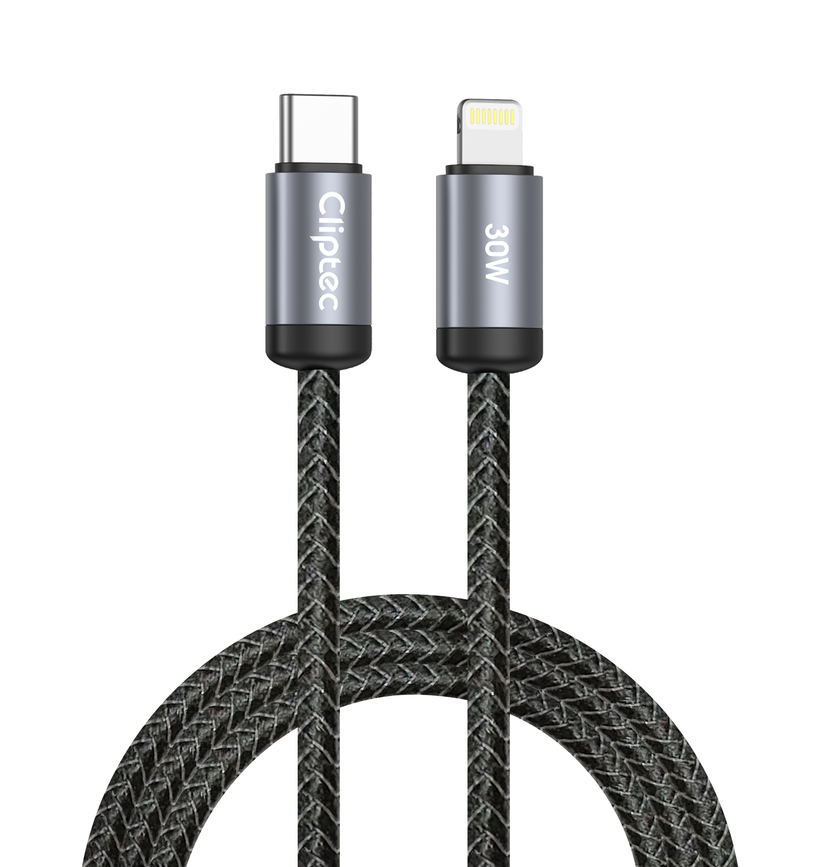CLIPTEC MCC213CL TYPE-C TO LIGHTNING PD30W FAST CHARGING CABLE 1.2