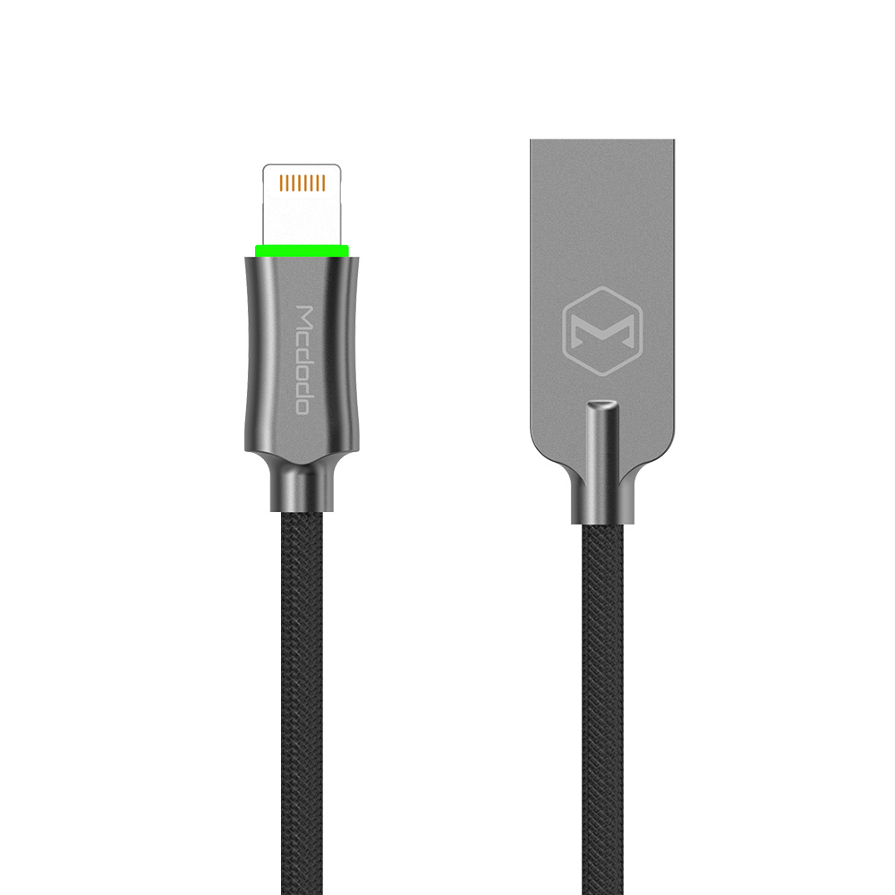 MCDODO CA3901 AUTO DISCONNECT LIGHTNING CABLE (BLACK)