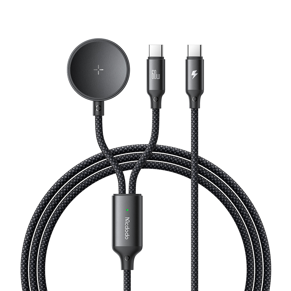 MCDODO CA421 IN 60W USB-C TO USB-C+ WIRELESS CHARGER FOR