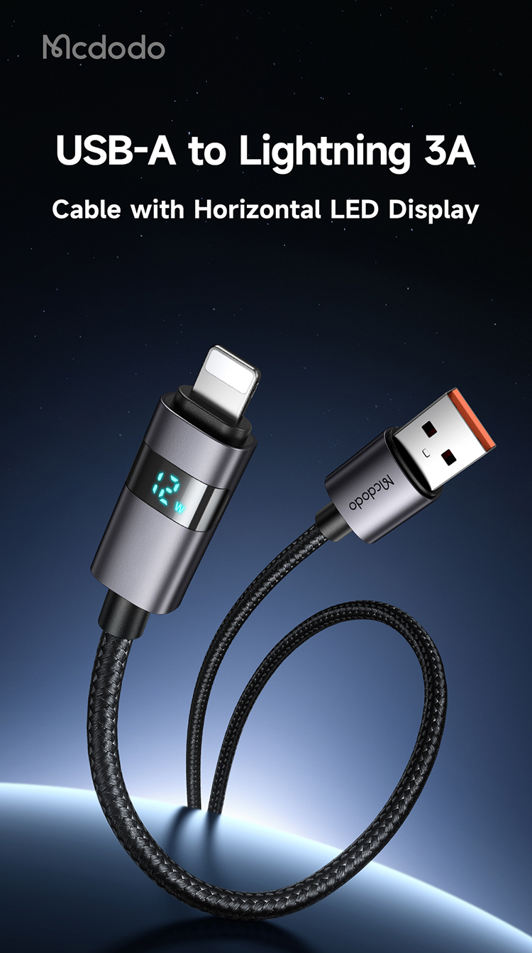 mcdodo Cavo micro USB a 90 gradi, ad angolo retto da 2 A, caricatore rapido Android, cavo di ricarica, compatibile con Galaxy S6/S7/S4/S3 Huawei (3 m