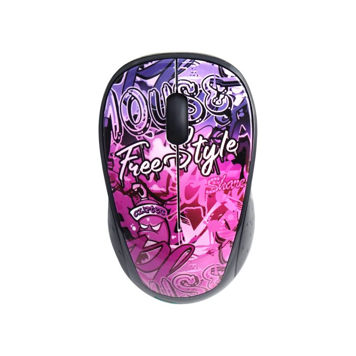 CLIPTEC RZS866G 2.4GHZ WIRELESS SILENT MOUSE (XILENT GRAFFITI)-G3